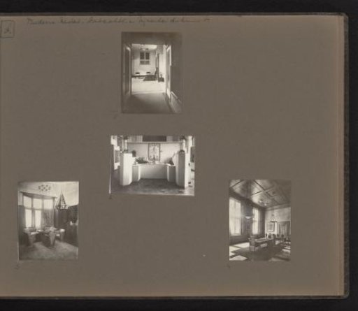 Three Views of Interiors and a View of an Exhibition of Dolls