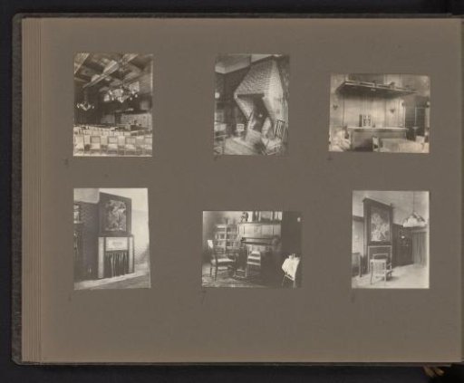 Six Interiors, Four of Which with Mantelpieces