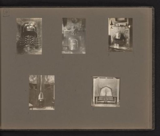 Five fireplaces