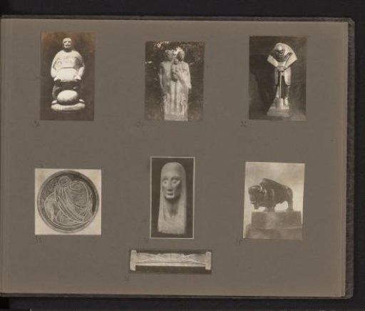 Five sculptures and two reliefs