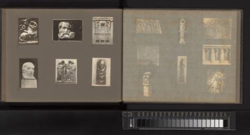 Five sculptures and a relief