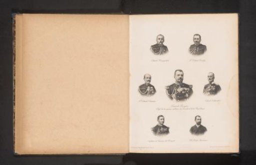 Seven portraits of army commanders