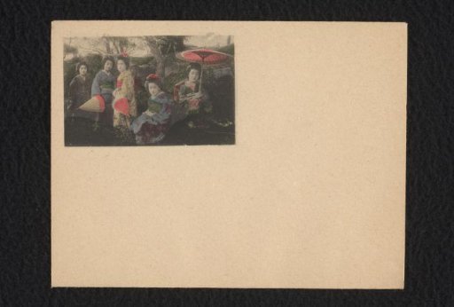 Five Young Japanese Women in a Landscape