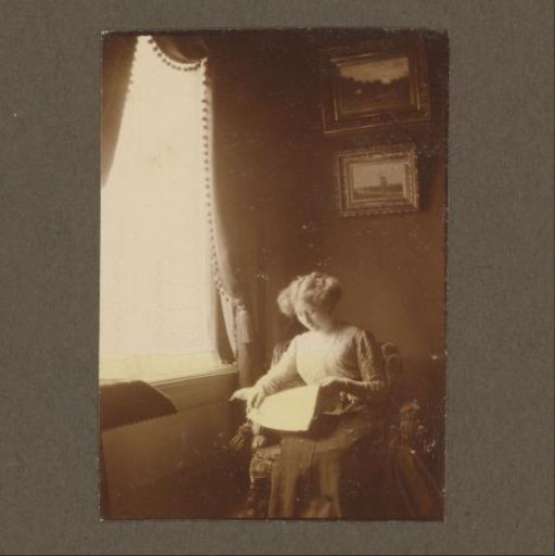 Portrait of a Reading Woman by a Window
