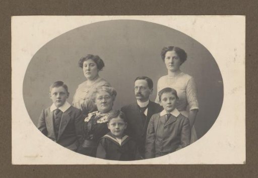 Group Portrait of Seven Members of the Vermeulen Family
