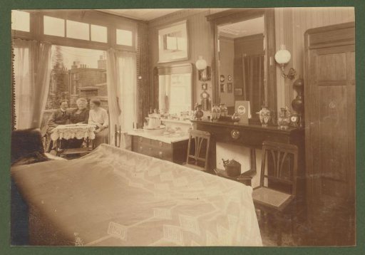 Vermeulen Family on the Balcony of the House on Toussaintkade, The Hague, Seen from the Living Room