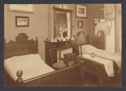 Bedroom in the Vermeulen Family Home on Toussaintkade, The Hague