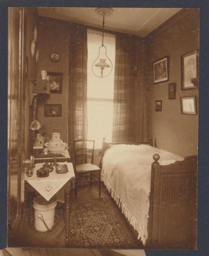 Bedroom in the Vermeulen Family Home on Toussaintkade, The Hague
