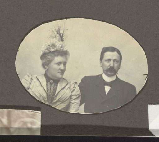 Portrait of Cornelis Vermeulen and Grietje Vermeulen-Luitjes in middle age