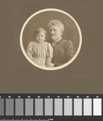 Portrait of G. Vermeulen-Luitjes with a Child on Her Lap