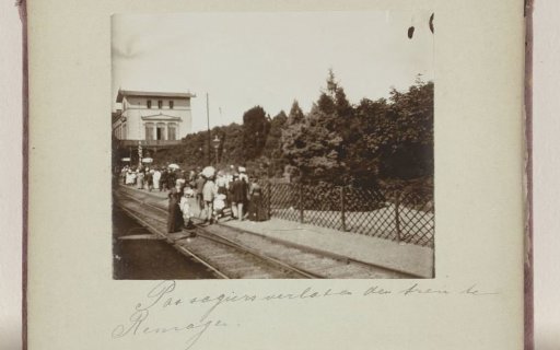Passengers at the Station of Remagen