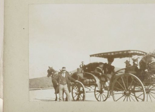 Family Vermeulen in a carriage, Königswinter