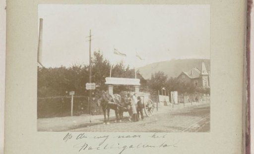Street view with horse and carriage, Königswinter