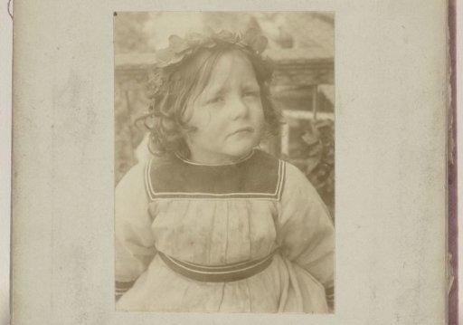 Portrait of a Girl with a Garland of Flowers