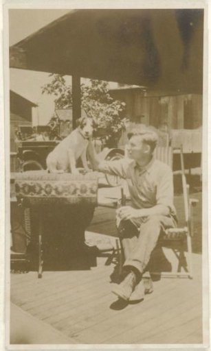 Bram Vermeulen with Dog
