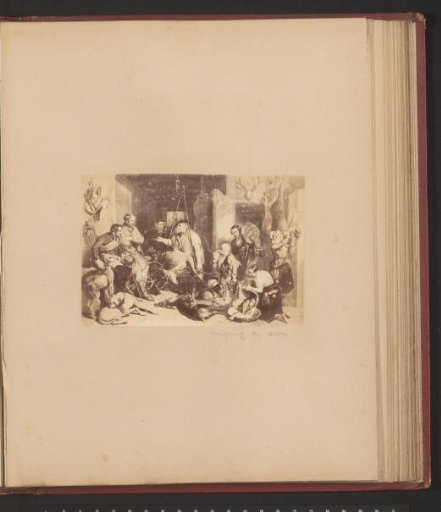 Photographic reproduction of Weighing of the Deer after John Frederick Tayler
