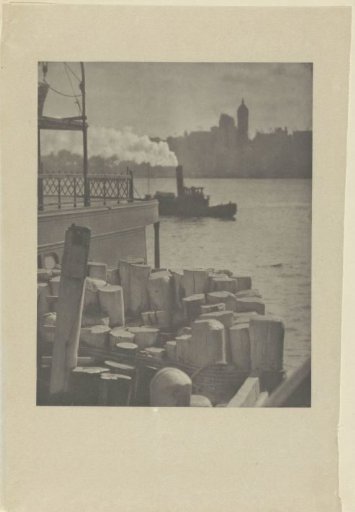 View of the Hudson River and New York