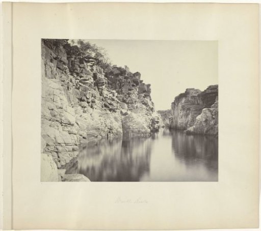 View of the Marble Rocks on the Narmada River
