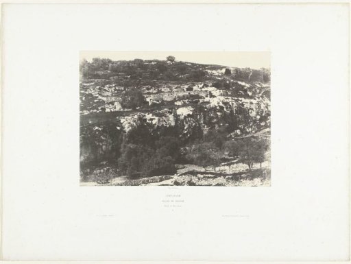 View of the Hinnom Valley in Jerusalem
