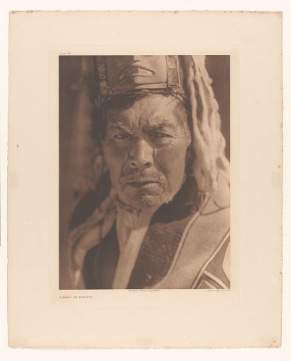 Portrait of a Haida Man from Masset, Canada