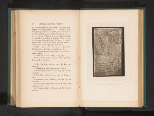 Clay tablet with a bilingual inscription