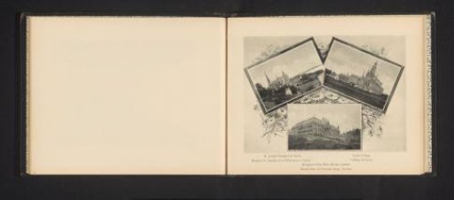 Photomontage of two hospitals and a school near Québec