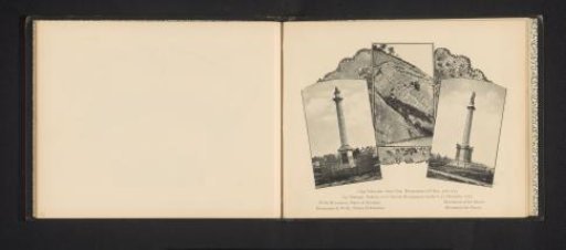 Photomontage of three monuments near Québec