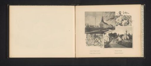 Photomontage of two districts of Québec