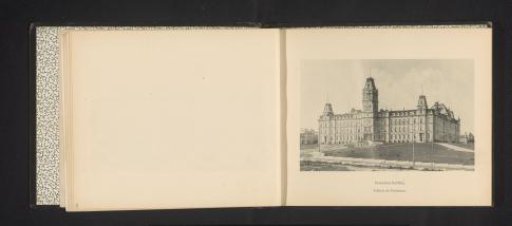 View of the parliament building of Quebec