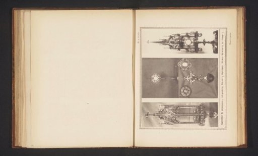 Procession lantern, reliquary chests, font with holy water, and a monstrance