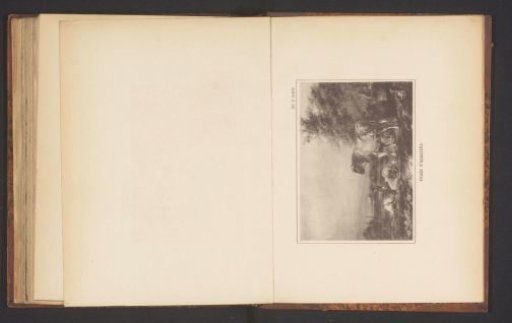 Reproduction of a watercolour of a cow, two sheep, and a goat in a landscape
