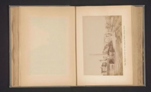 View of the ruins of the Temple of Jupiter and the Arch of Nero