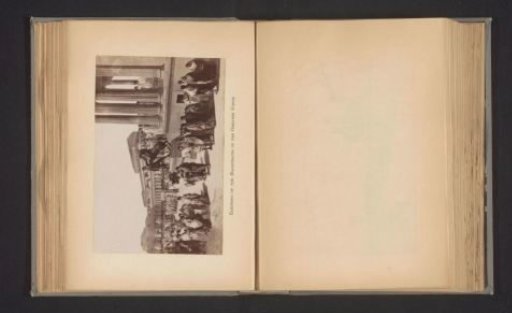 Photographic reproduction of a view of the election of magistrates in the Forum at Pompeii
