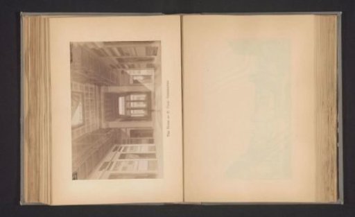 Photographic reproduction of a view of the interior of the House of M. Cassi