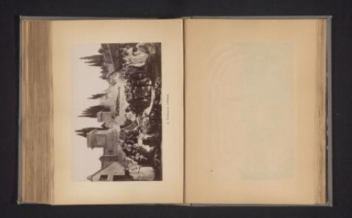 Photographic reproduction of a funeral in Pompeii