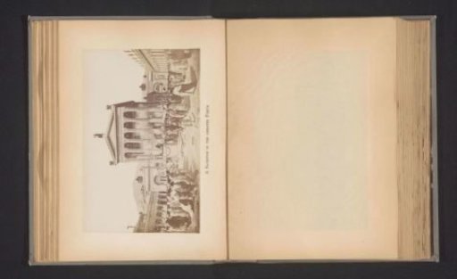Photographic Reproduction of a View of a Sacrifice at the Forum in Pompeii