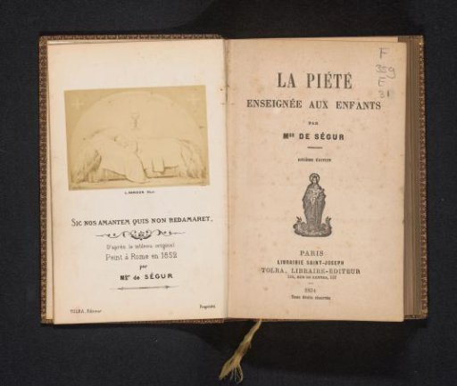 Piety taught to children