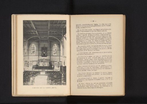 Interior of the Église Notre-Dame de la Sarte in Huy