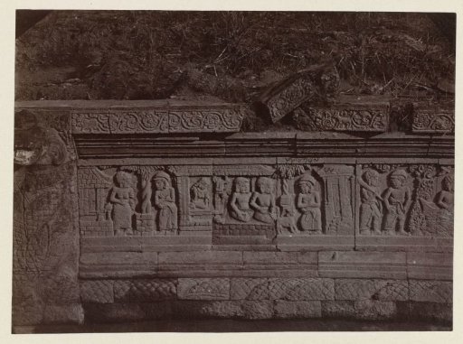Bas-relief on the pendopo pedestal on the east side of Candi Panataran