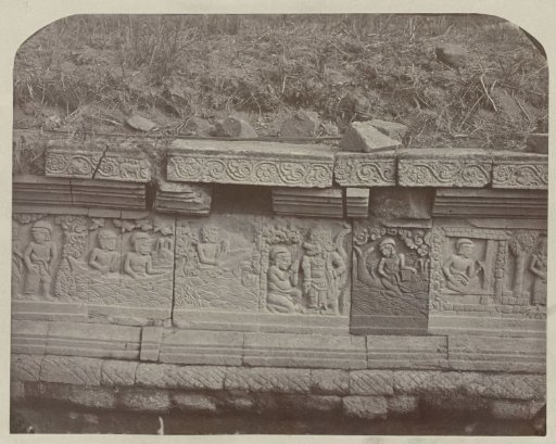 Bas-relief on the pendopo pedestal on the east side of Candi Panataran