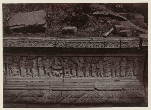 Bas-relief on the pendopo pedestal on the north side of Candi Panataran