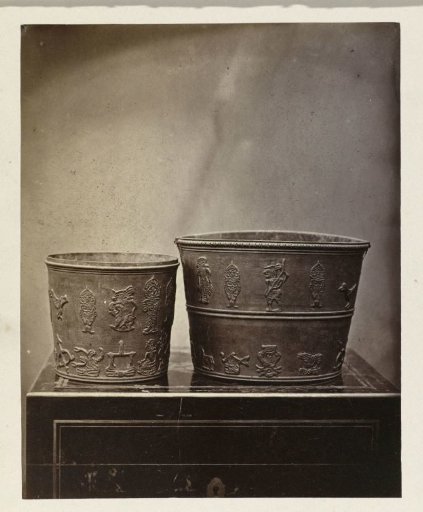 Two Zodiac jugs. Kawali, Ciamis district, West Java province, 14th-16th century