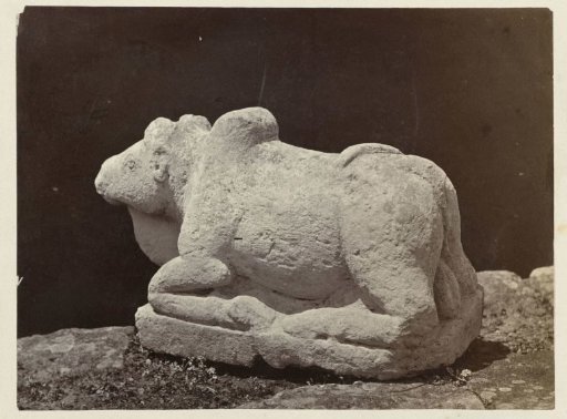 Nandi, the vehicle of Shiva. Dieng Plateau, Wonosobo district, Central Java province, 8th - 9th century