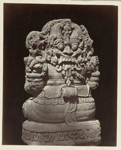Rear of Ganesha with the face of a monster