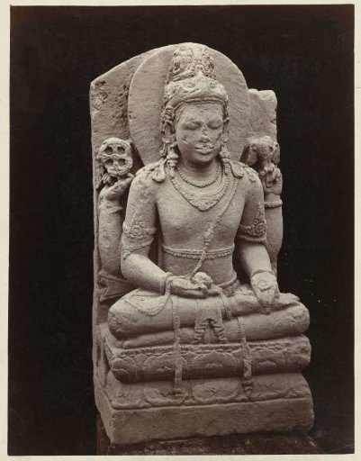 Bas-relief with the Krishna story on the west side of Candi Panataran.