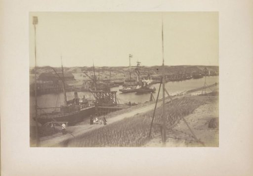 The North Sea Canal at IJmuiden