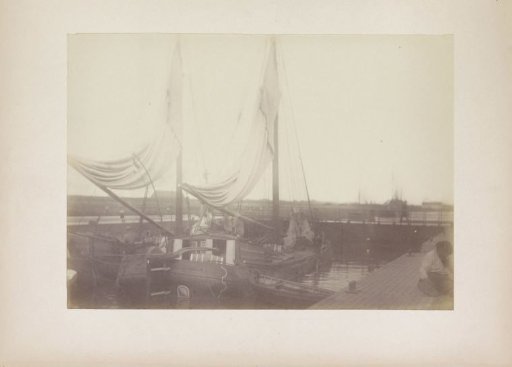 Two Ships in the Oranje Locks at Amsterdam