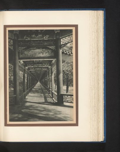 Gallery at the Summer Palace in Peking