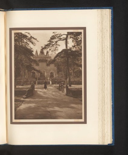 Unknown Man at a Temple