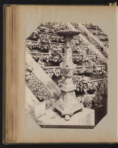 Bronze fountain with ornaments